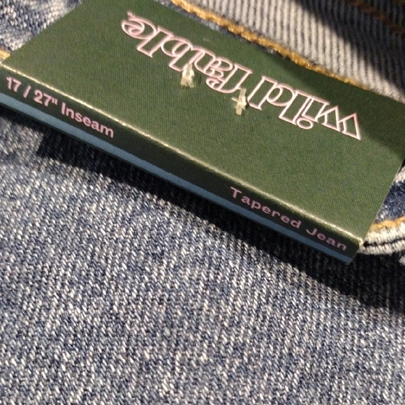 Wild Fable, Blue Denim Super High Waisted Tapered Legs. - Picture 6 of 6